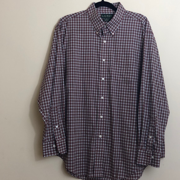 Lauren by RL Plaid Buttoned Down Shirt Size L - Picture 2 of 8